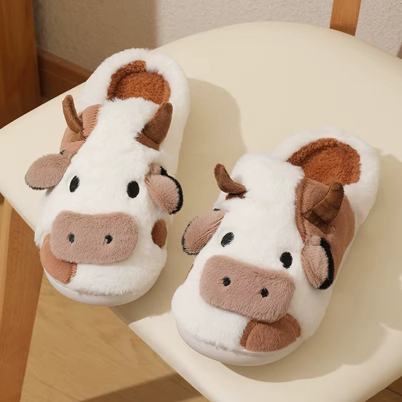 🐄 CozyMoo Slippers ❄️💕