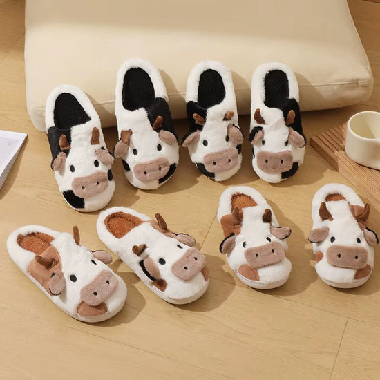 🐄 CozyMoo Slippers ❄️💕