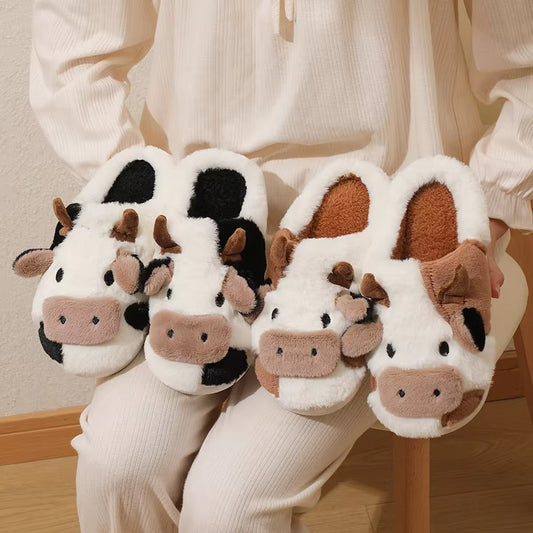 🐄 CozyMoo Slippers ❄️💕