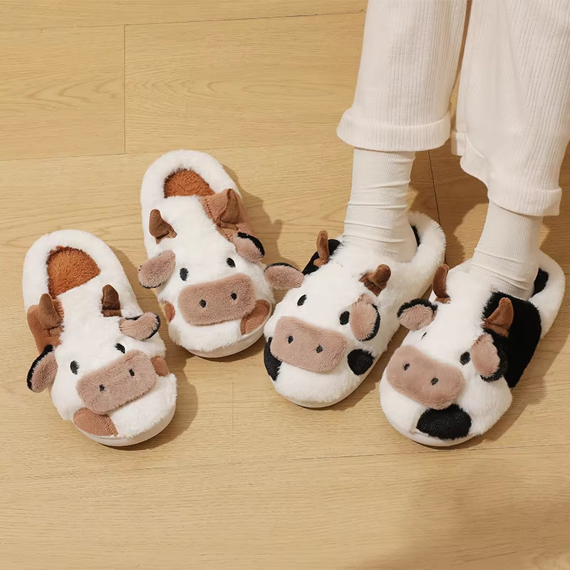 🐄 CozyMoo Slippers ❄️💕